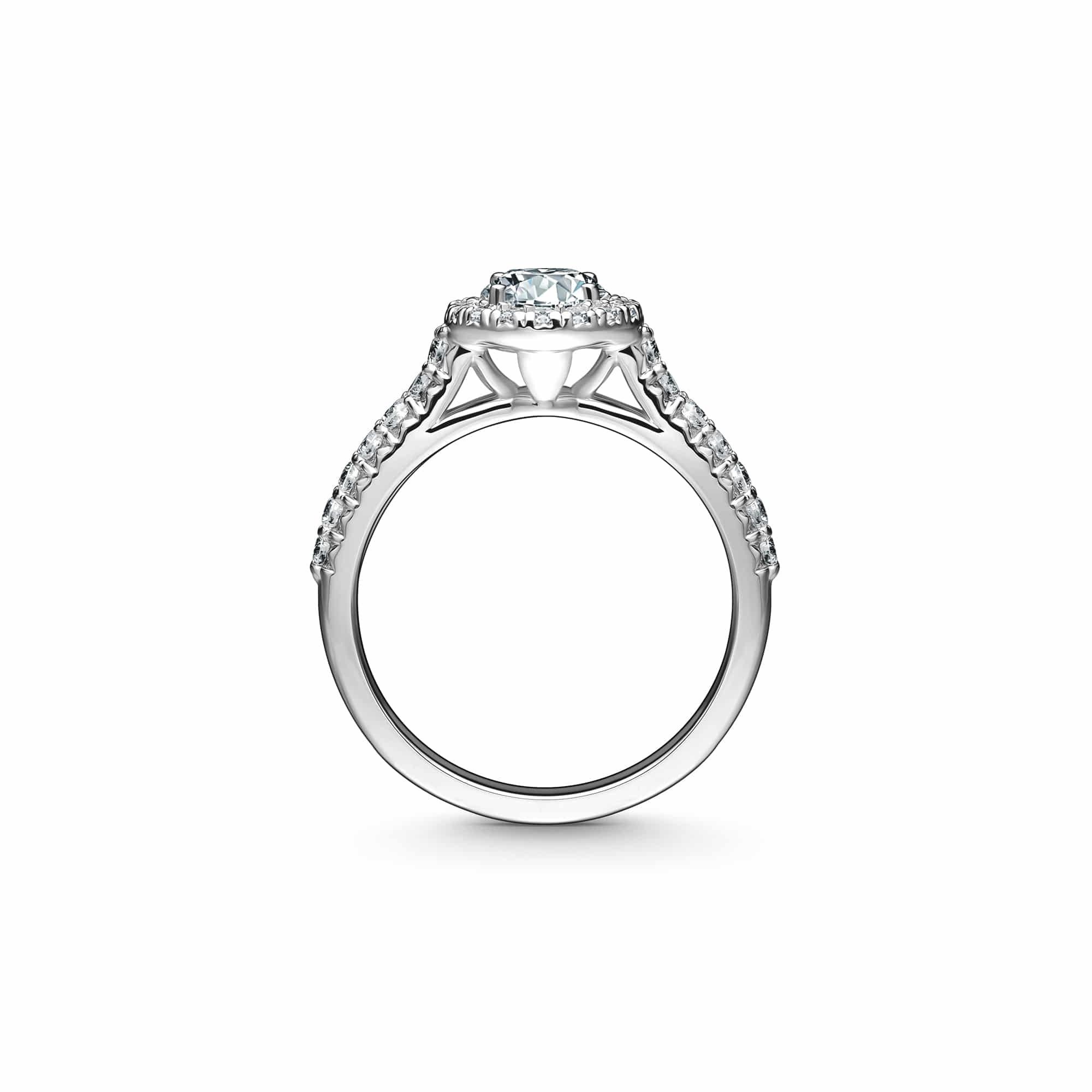 헤베 웨딩 반지 / 18K 골드 / 결혼 / 다이아몬드 / 링 WEDDING_Ring_WHBR59